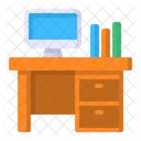 Desk Computer Office Icon