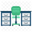 Desk Chair Office Icon