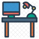 Desk Table Computer Icon