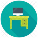 Work Desk Computer Icon