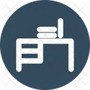 Desk Education Learning Icon