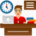 Desk Job Office Icon