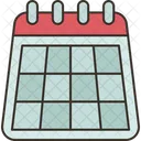 Desk Calendar Planner Icon