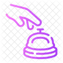 Desk Bell Reservation Ring Icon