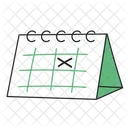 Desk Calendar  Icon