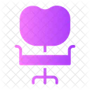 Desk Chair Furniture Household Icon