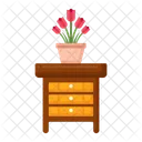 Desk Flowerpot Decoration Flowerpot Icon