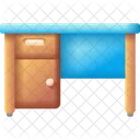 Desk Office Table Icon