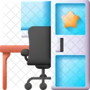 Desk Office Table Icon