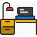 Desk Workspace Workplace Icon