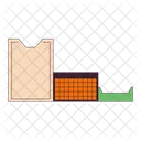 Desk supplies organizer  Icon