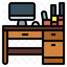 Desk Table  Icon