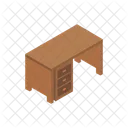 Desk Office Table Icon