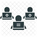 Desk Worker  Icon