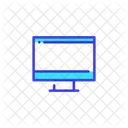 Desktop Monitor Screen Display Icon