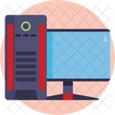 Electronics Desktop Computer Icon