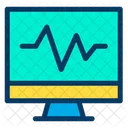 Heart Rate Medical Monitor Icon