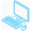 Isometric Pc Monitor Icon