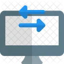 Desktop Data Transfer  Icon