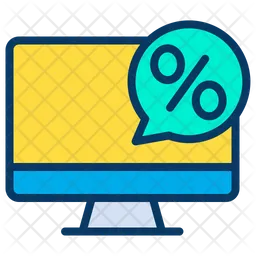 Desktop Discount  Icon