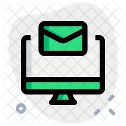 Desktop Email  Icon