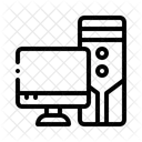 Desktop Monitor Cpu Icon