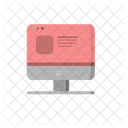Desktop Display Screen Icon