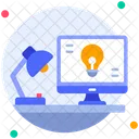 Desktop Computer Working Desk Icon