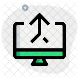 Desktop Merge Connection  Icon