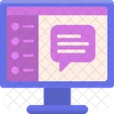 Desktop Messaging Communication Messaging Icon