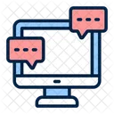 Desktop Messaging  Icon