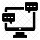 Desktop Messaging  Icon
