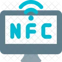 Desktop NFC Technologie NFC Computer NFC Desktop Symbol