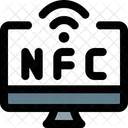 Desktop NFC Technologie NFC Computer NFC Desktop Symbol