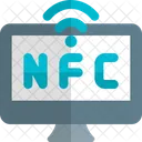 Desktop NFC Technologie NFC Computer NFC Desktop Symbol