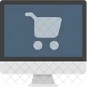 Desktop Payment Online Store Ecommerce Icon