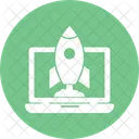 Desktop Rocket App Business Icon