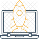 Desktop Rocket App Business Icon
