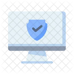 Desktop Secure  Icon