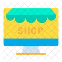 Desktop Online Shopping Shopping Icon