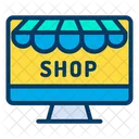 Desktop Online Shopping Shopping Icon