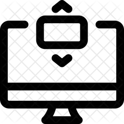 Desktop Slider Vertical  Icon