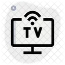 Drahtloser Desktop-TV  Symbol