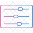 Controles Deslizantes Configuracion Opcion Icon