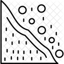 Deslizamento De Neve Ciclone Catastrofe Ícone