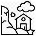 Deslizamento De Terra Deslizamento De Terra Desastre Natural Ícone