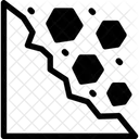 Deslizamento De Terra Desastre Natureza Ícone