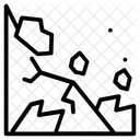 Deslizamento De Terra Deslizamento De Terra Desastre Natural Ícone