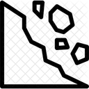 Deslizamento De Terra Desastre Geologia Ícone