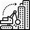 Desmontagem Construcao Demolicao Ícone